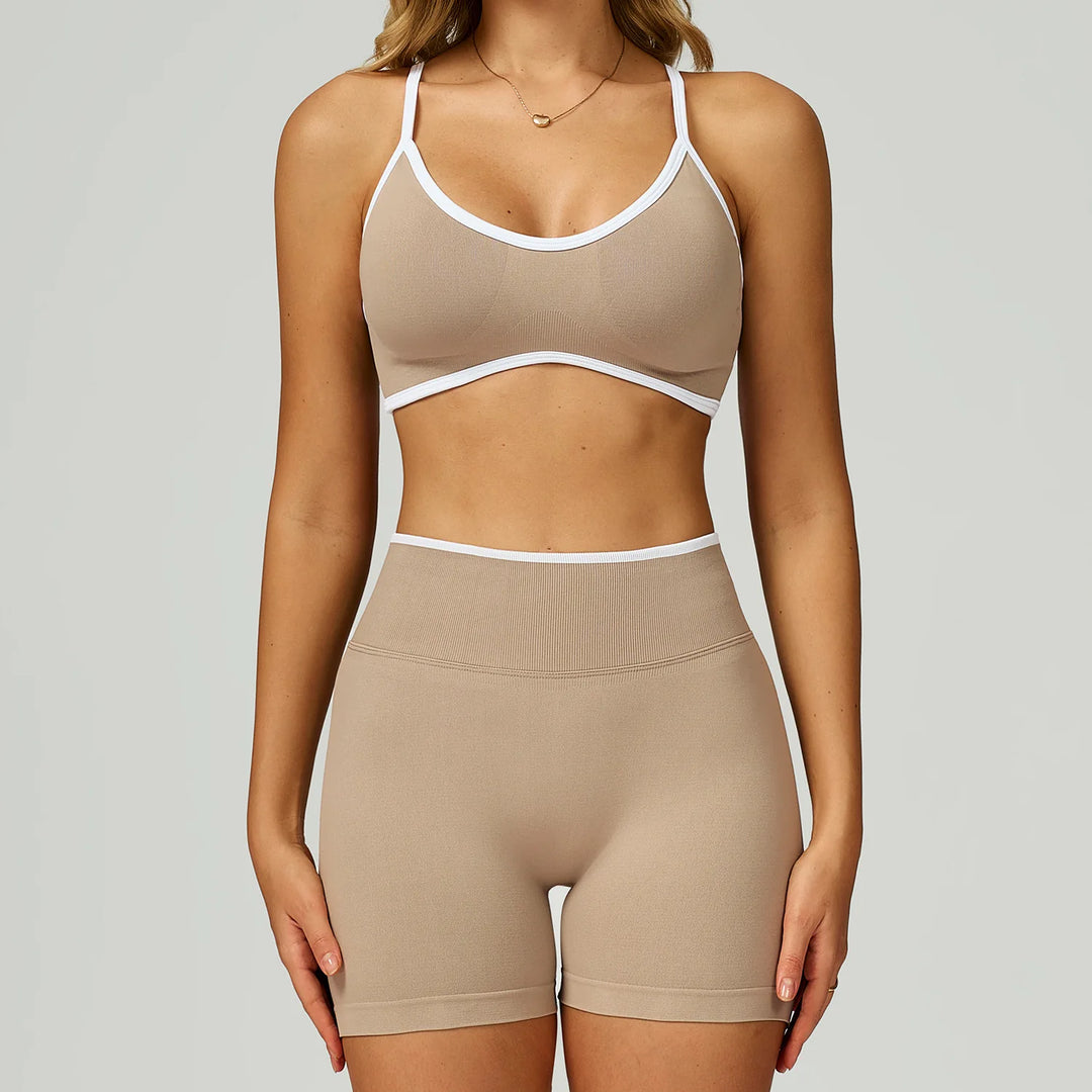 Seamless Contour Two Piece Yoga Set Luxe Performance Wear