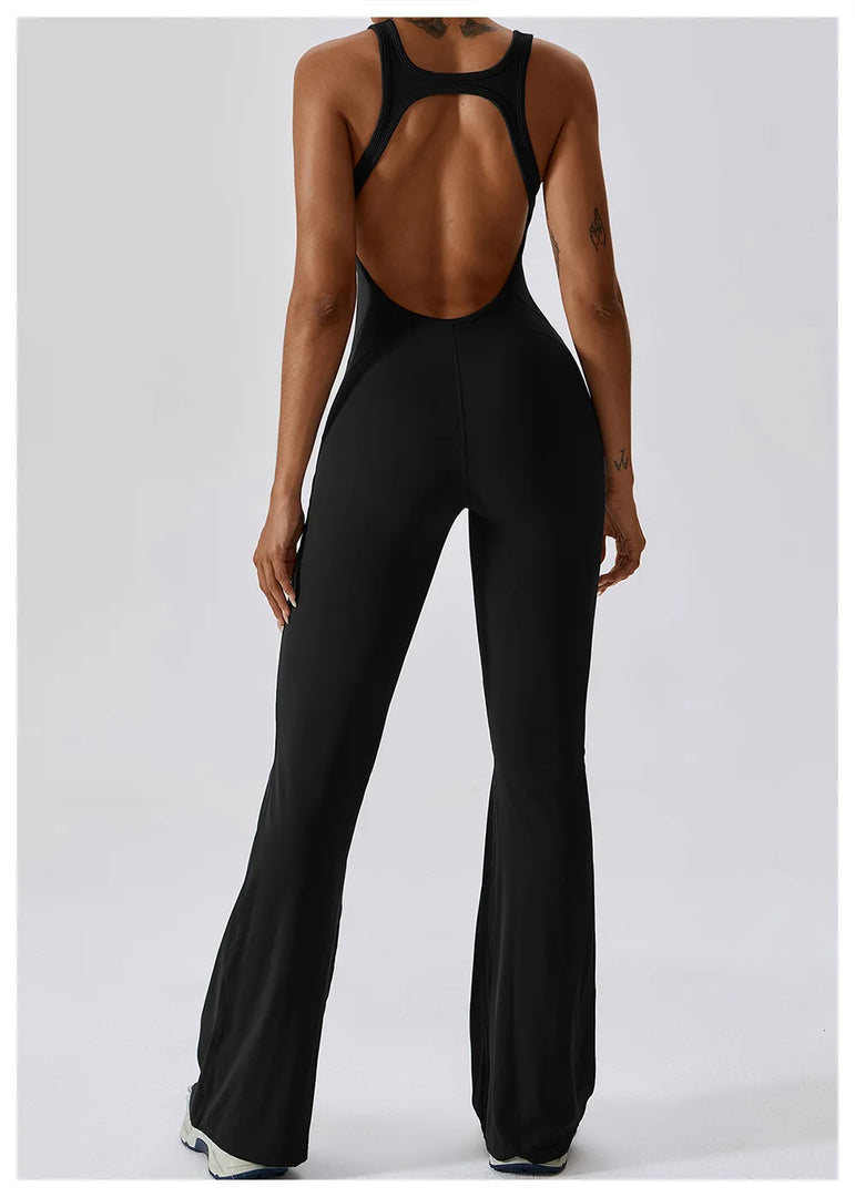Seamless Contour Studio Jumpsuit Breathable Nylon Knit