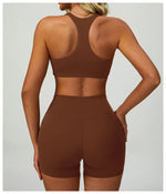 Load image into Gallery viewer, Contoured Breathable High Support Seamless Sports Bra
