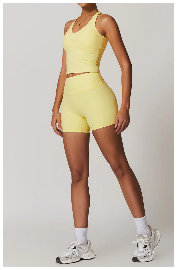 Luxurious Breathable High Waist Yoga Shorts For Running