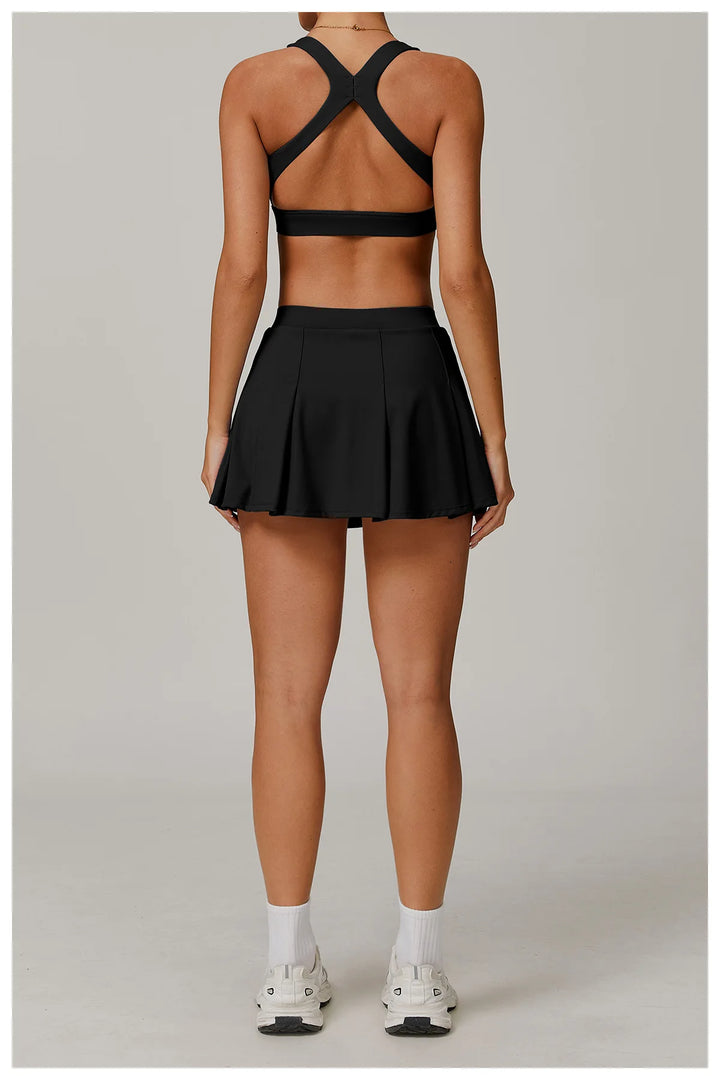 2 Piece Contoured Performance Athleisure Set Nylon