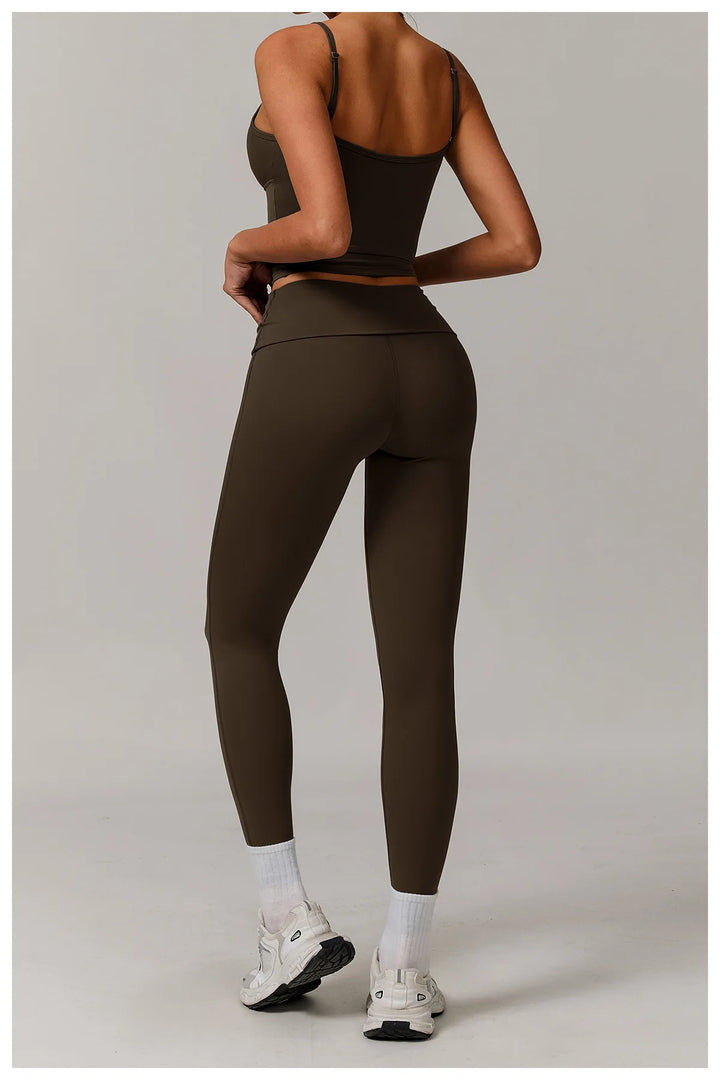 High Waist Contour Performance Leggings With Support