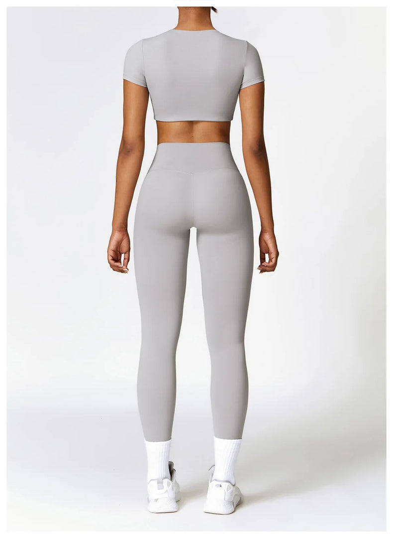 Seamless High Waist Contour Leggings For Performance