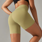 Load image into Gallery viewer, Luxurious High Waist Breathable Yoga Shorts Contour
