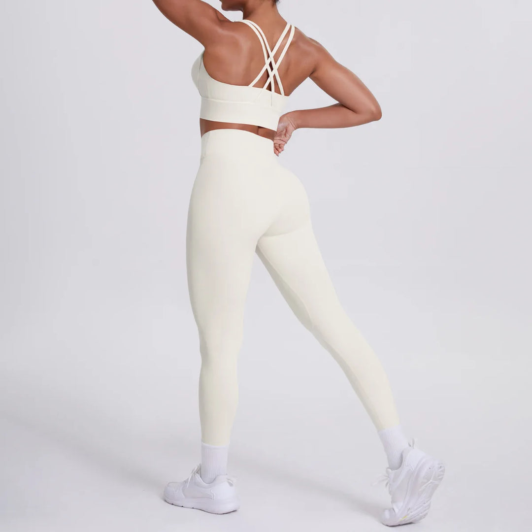 Ultra Luxe Contour Yoga Wear 2 Piece Leggings Nylon