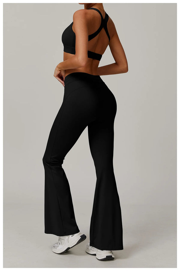 Cross Back Contour Seamless Performance Wear Bra Luxe