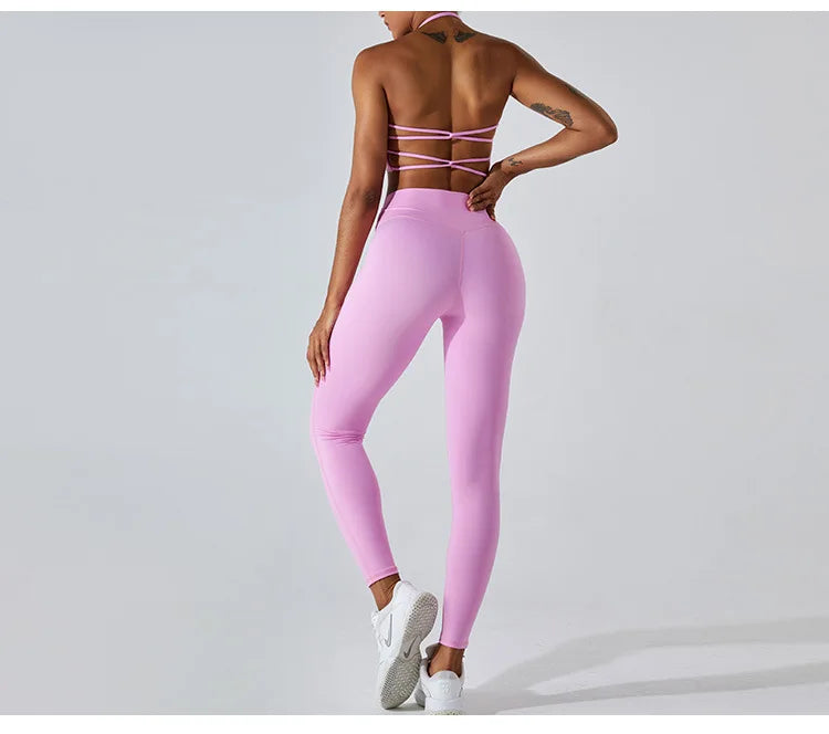 Cross Back Strappy Seamless Bralette Soft Nylon Spandex