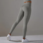 Load image into Gallery viewer, Ribbed Scrunch Contour Seamless High Waist Leggings

