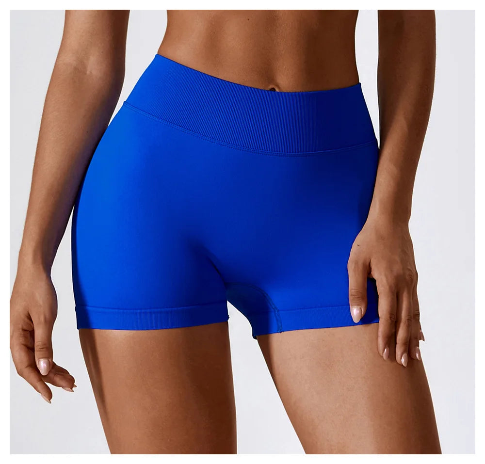 Elevated Contour Seamless Premium Yoga Shorts Nylon