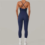 Load image into Gallery viewer, Luxe Sleeveless Yoga Jumpsuit Nylon Spandex
