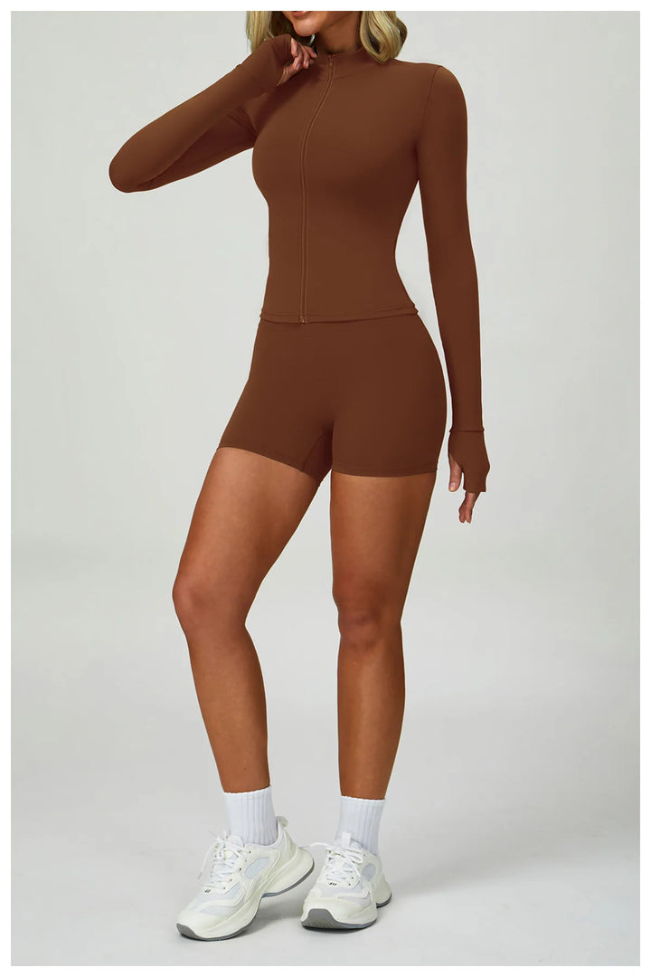2 Piece Contouring Sculpted Yoga Ensemble Performance