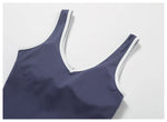 Load image into Gallery viewer, Seamless Contour Backless Sport Bra Top Nylon Spandex
