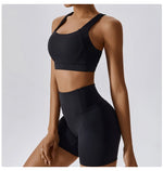 Load image into Gallery viewer, Contoured Two Piece Yoga Set With Ultra Breathable Leggings
