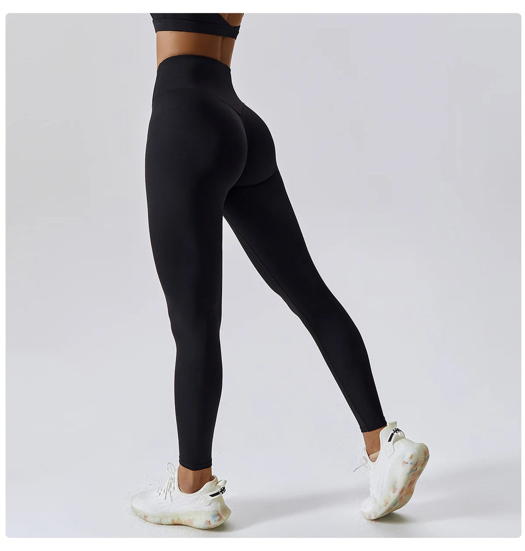 Seamless High Waist Contour Sculpted Leggings