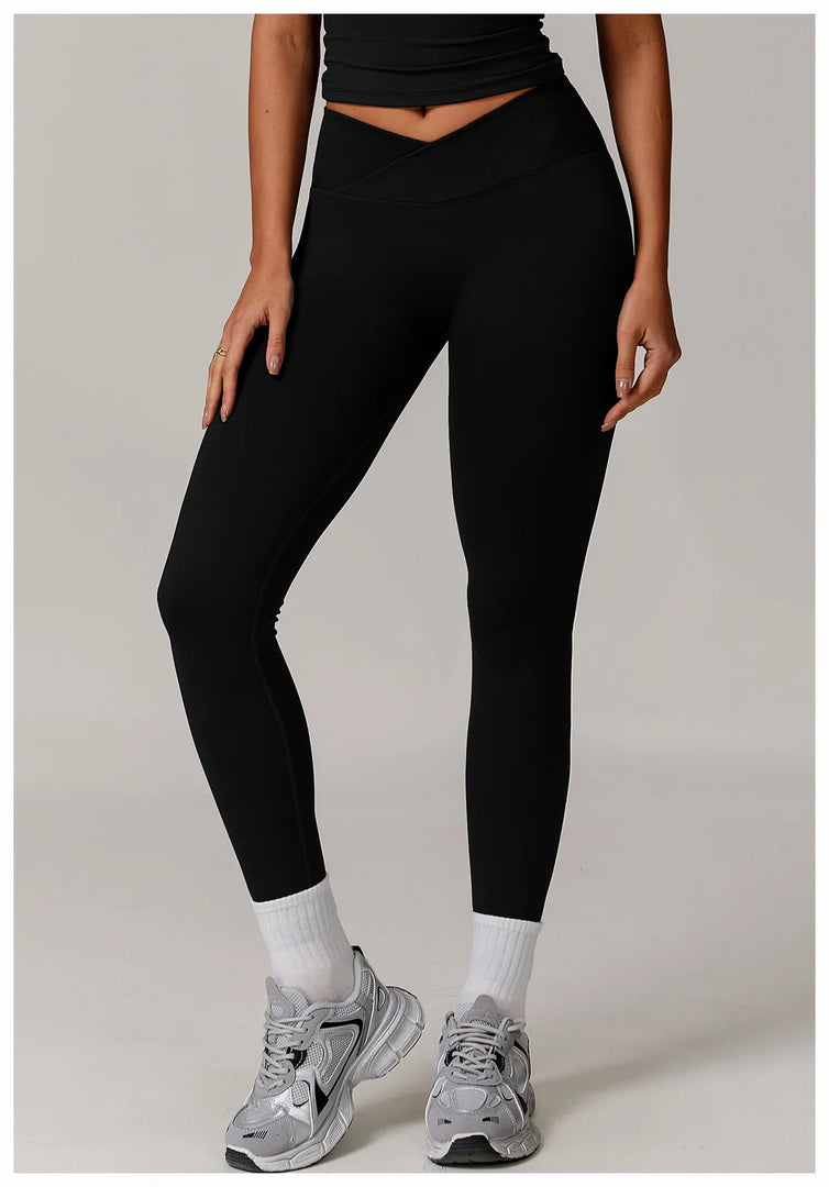 High Waist Contoured Seamless Leggings for Performance