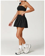 Load image into Gallery viewer, Two Piece Yoga Set Contoured Ribbed Performance Wear
