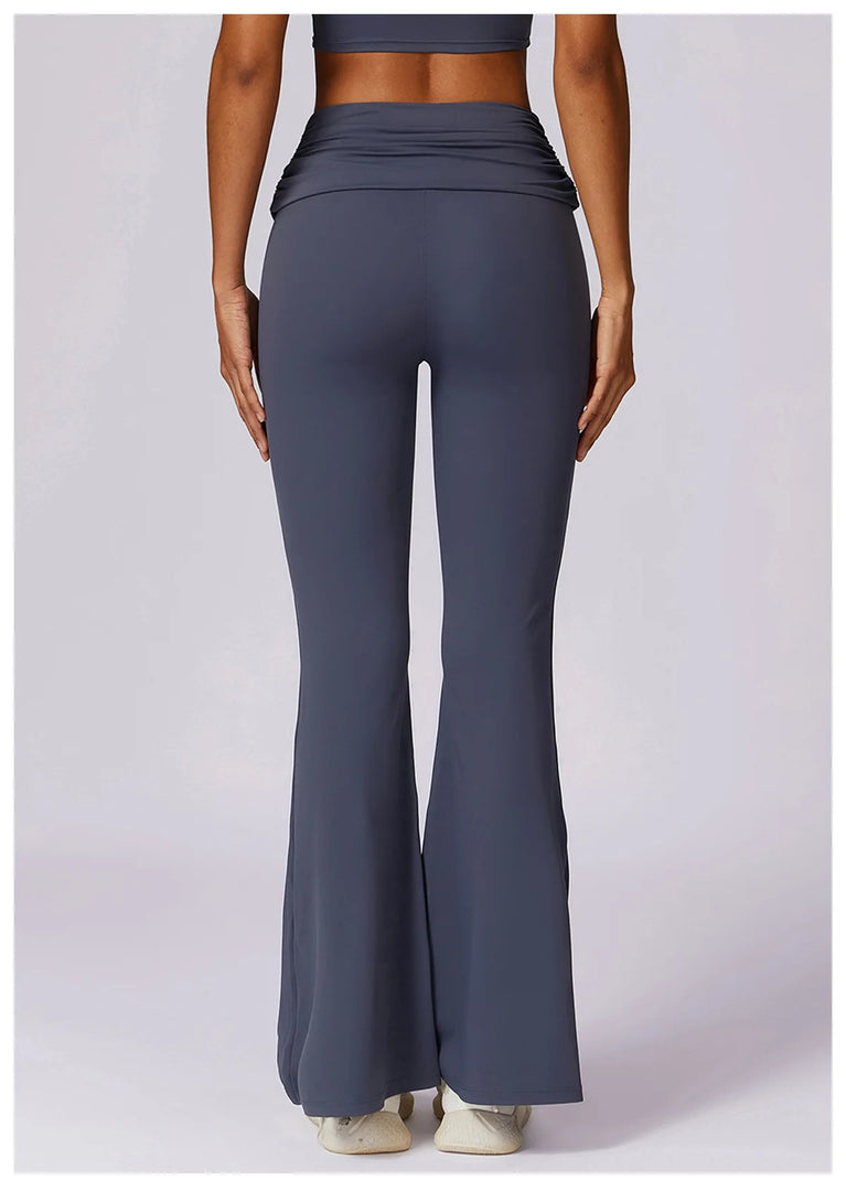 High Waist Flare Leggings for Studio Sophistication