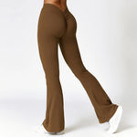 Load image into Gallery viewer, Contoured Flared Leggings With High Waist Silhouette
