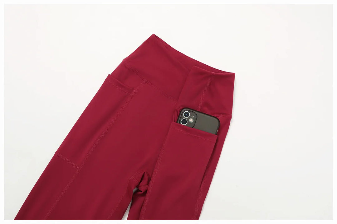 Cross Waist High Rise Contoured Elegance Yoga Leggings