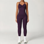 Load image into Gallery viewer, Two Piece Yoga Set Seamless Contour Performance Wear
