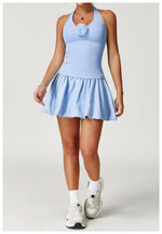 Load image into Gallery viewer, Two Piece Yoga Set Contoured Ribbed Performance Wear
