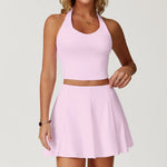 Load image into Gallery viewer, Luxurious Contouring Seamless Halter Set Performance
