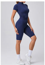Load image into Gallery viewer, Seamless Zippered Contour Yoga Bodysuit for Performance
