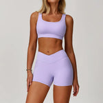 Load image into Gallery viewer, Premium Performance Knit Yoga Set With Contoured Leggings
