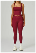 Load image into Gallery viewer, Two Piece Ultra Performance Yoga Luxe Set High Waist Band
