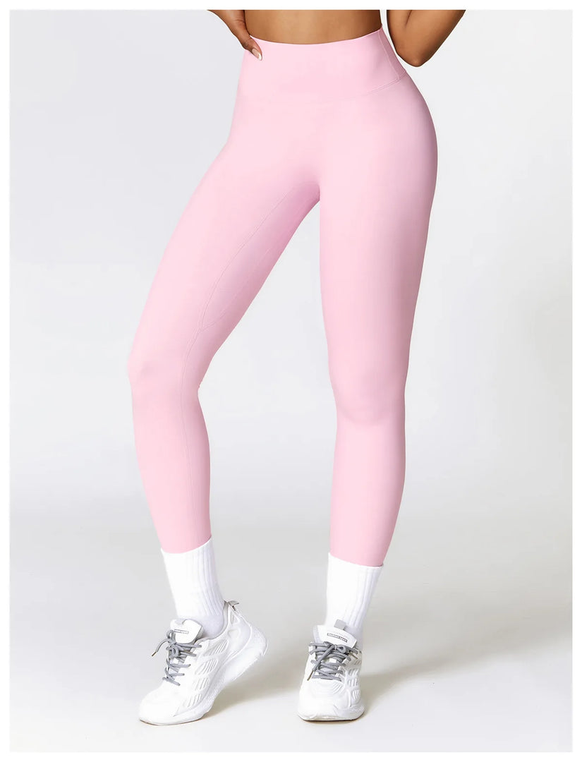 High Waist Contour Seamless Yoga Leggings With Performance