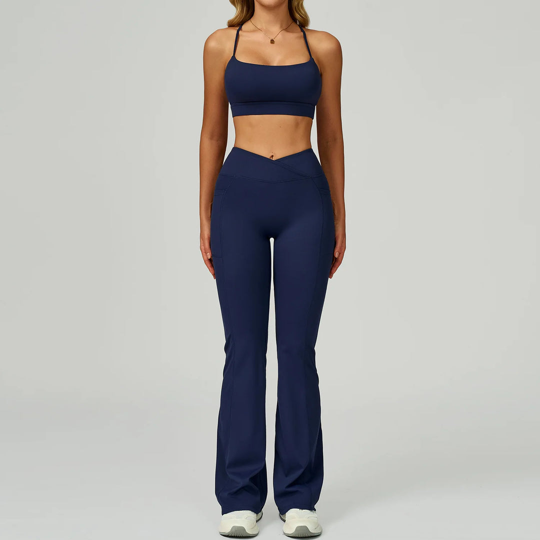 Two Piece Ultra Performance Yoga Luxe Set High Waist Band