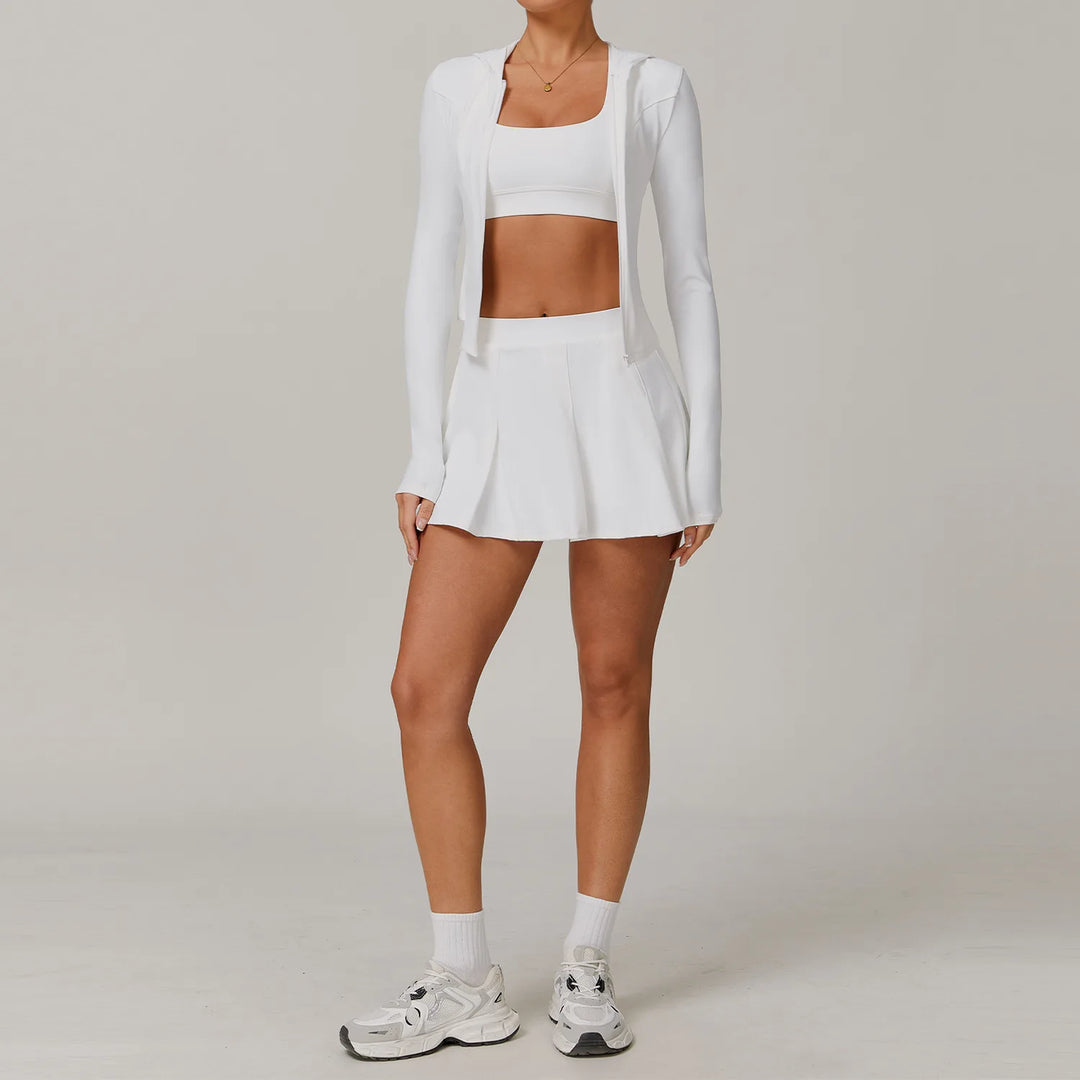 2 Piece Contoured Performance Athleisure Set Nylon