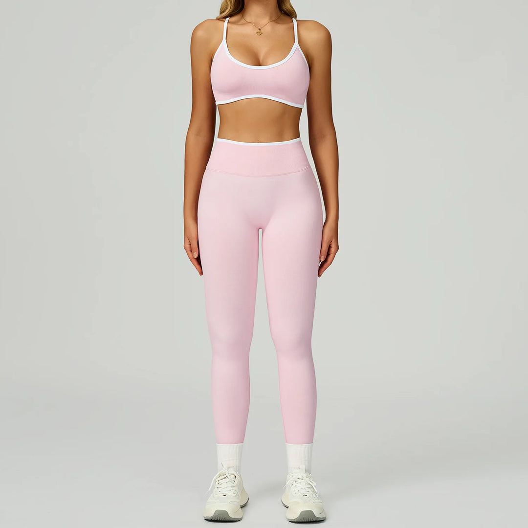Seamless Contour Two Piece Yoga Set Luxe Performance Wear