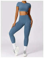 Load image into Gallery viewer, Luxurious High-Waist Contour Seamless Leggings Scrunch
