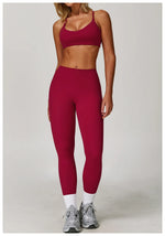 Load image into Gallery viewer, Contoured High Impact Sculpted Premium Sports Bra Seamless
