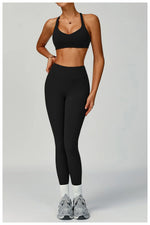 Load image into Gallery viewer, Seamless Performance Contour Yoga Set With Waist Band
