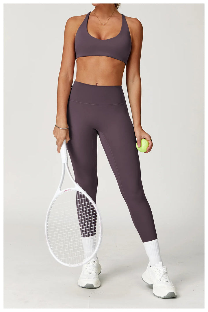 Luxuriously Seamless 2 Piece High Waist Set Contouring