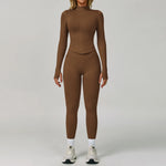 Load image into Gallery viewer, Two Piece Contour Seamless Performance Yoga Ensemble
