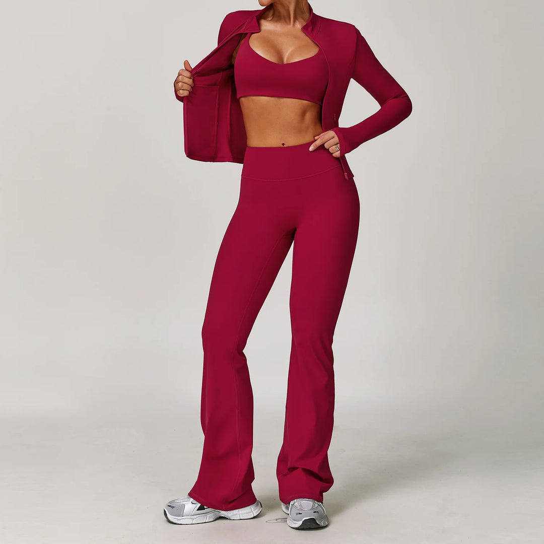 Two Piece Yoga Contour Signature Performance Activewear Set