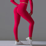 Load image into Gallery viewer, Seamless High Waist Yoga Leggings Performance Comfort

