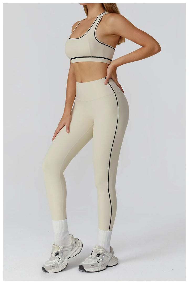 Contour Performance High Waist Athleisure Set Seamless