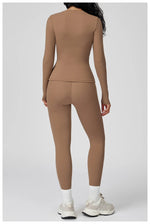 Load image into Gallery viewer, Luxurious Contour 2 Piece Yoga Athleisure Set Nylon
