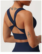 Load image into Gallery viewer, Breathable Cross Strap Contour Padded Luxurious Bra
