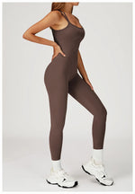 Load image into Gallery viewer, Elevated Contour Performance Breathable Jumpsuit Nylon Knit
