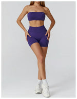 Load image into Gallery viewer, Seamless Premium Athleisure 2 Piece Leggings Set Nylon
