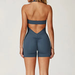 Load image into Gallery viewer, Contoured Seamless Performance Jumpsuit Set Polyester
