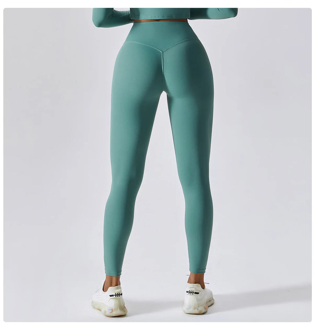 Seamless High Waist Contour Sculpted Leggings