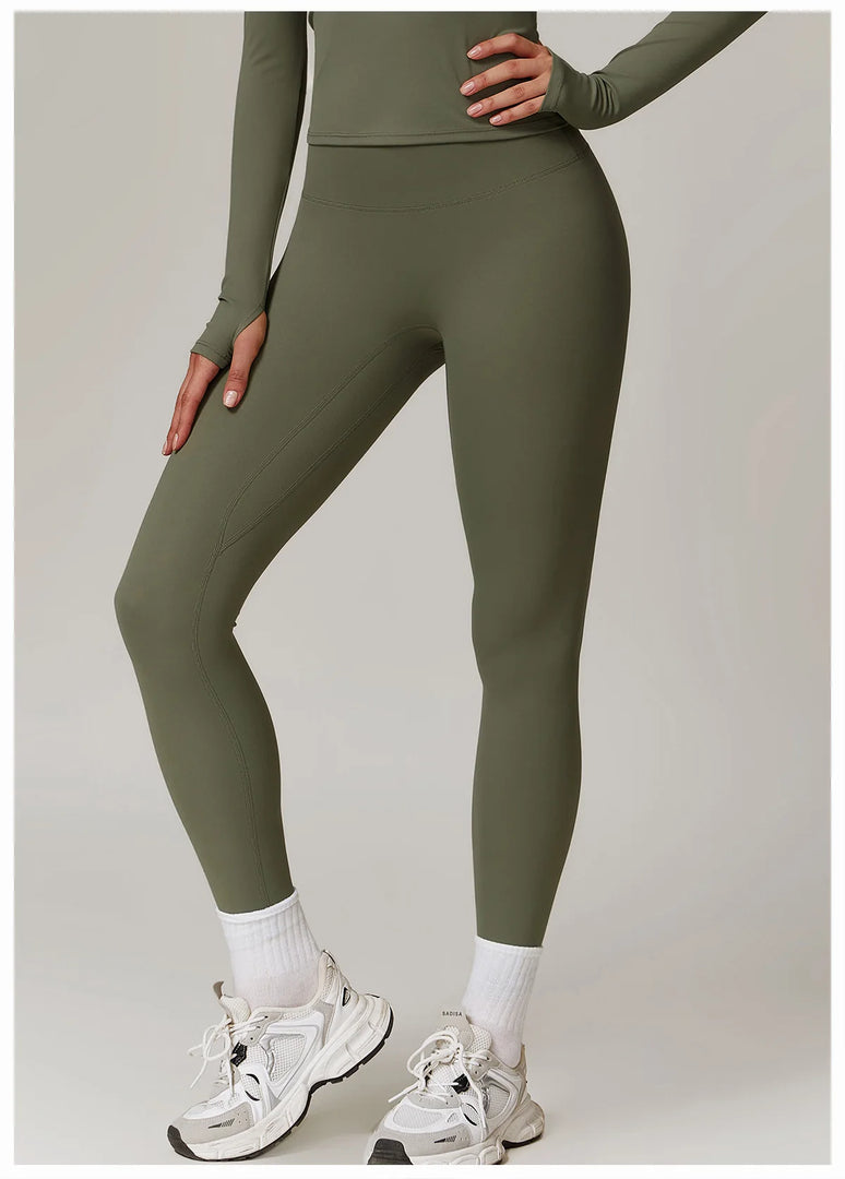 Seamless Sculpted High Waist Leggings Booty Lifting