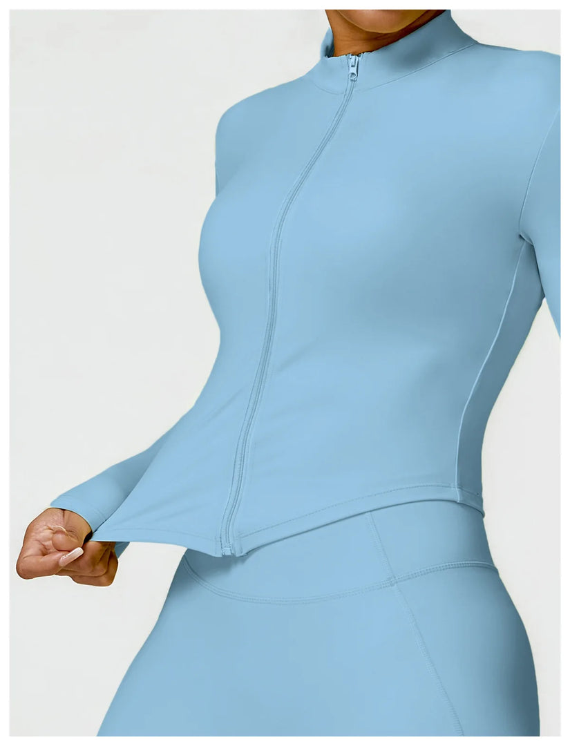 Premium Contour Tracksuit Jacket With Zipper Performance