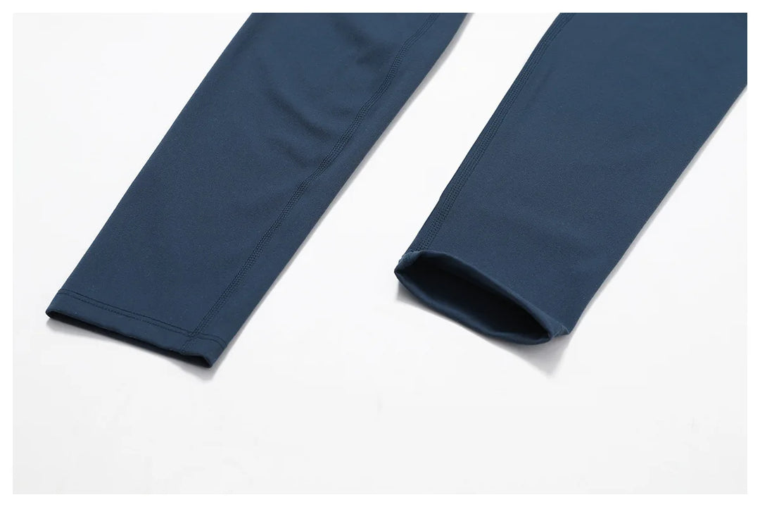 Seamless Sculpted Yoga Core Set Leggings Ribbed Contour